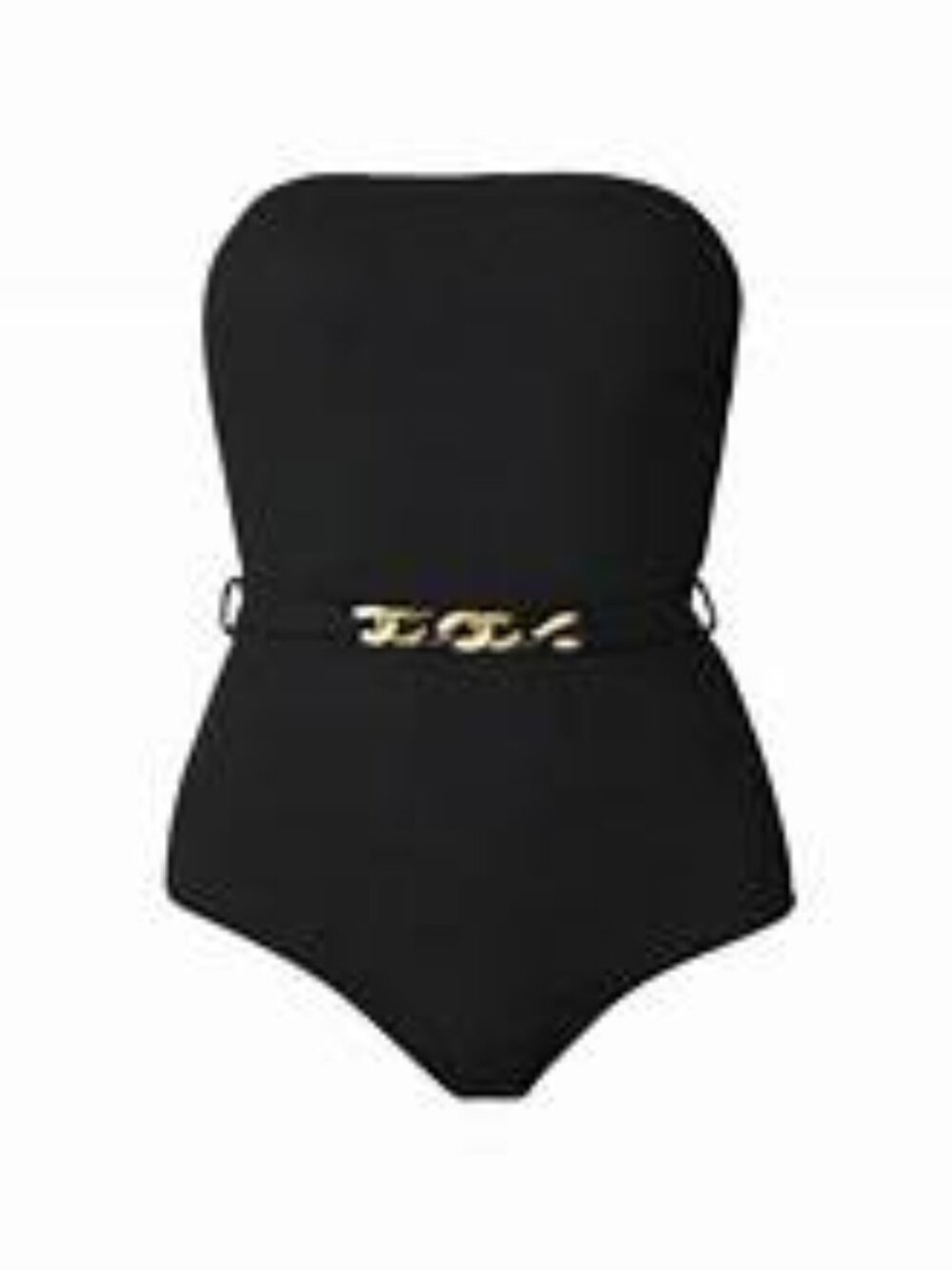 Shoshanna Belted Rib-Knit One-Piece Swimsuit